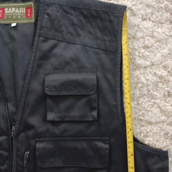 Safari Sport Men's Multi Pocket Utility Vest Fishing Hunting Hiking Tactical 4XL - Picture 12 of 12